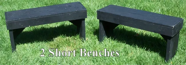 2 Short Benches
