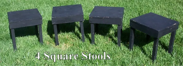 4 Square Stools