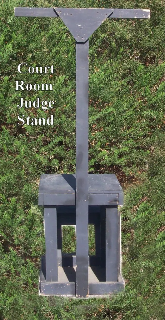 Court Room Judge Stand